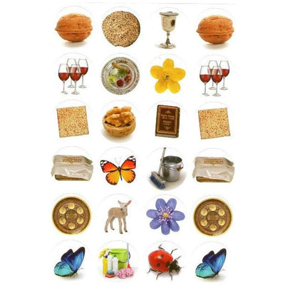Pesach Stickers 1" 10/pk (discontinued)
