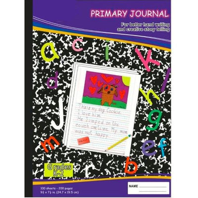 primary Journal 100 Sheet Composition Book Grades K-2 9.75" x 7.5"