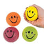 Neon Smile Face Stress Balls 2 1/2" 12/pk