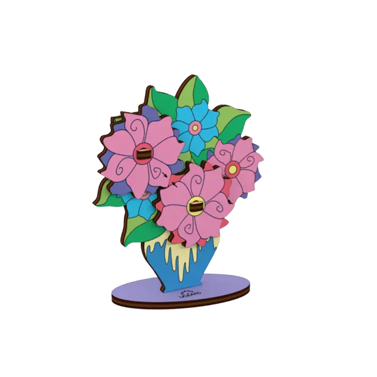 Bouquet DIY 3D Wooden Puzzle