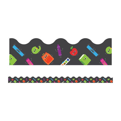 School Scalloped Border