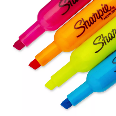 Highlighters Thick 4/pk Assorted