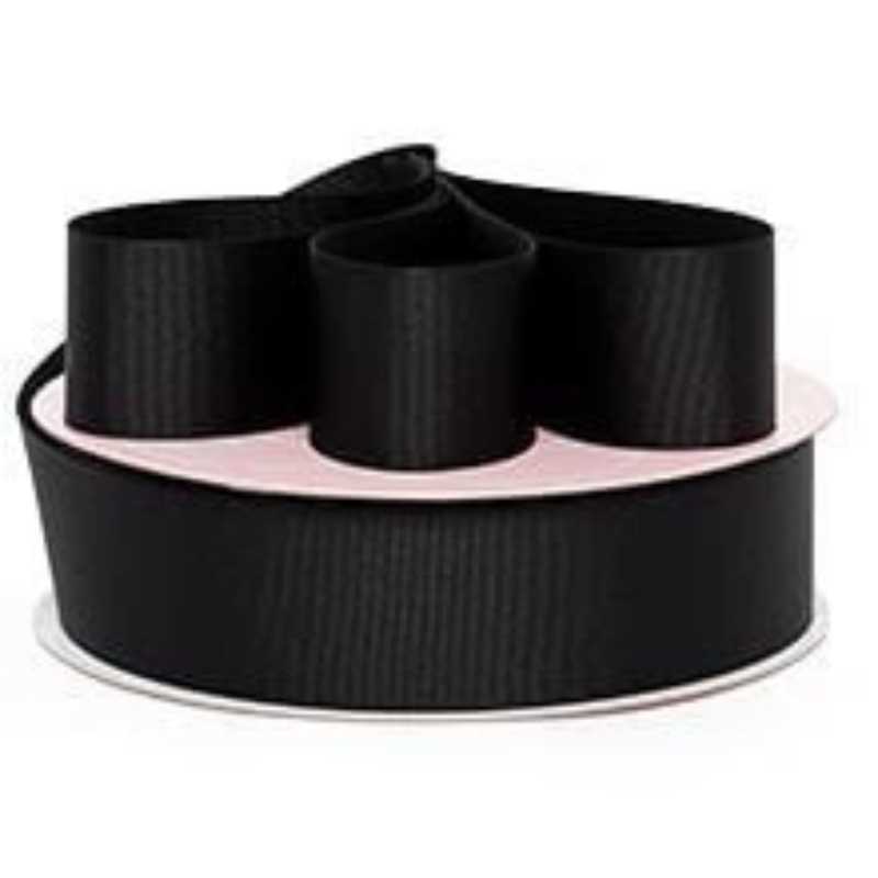 Grosgrain Ribbon (Black, 3" 25yds)