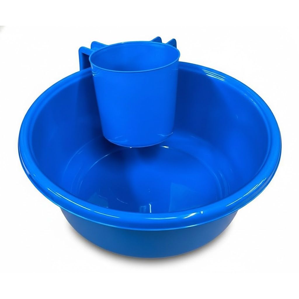 Dark Blue Small Nagel Vaser Set (Bowl And Cup)