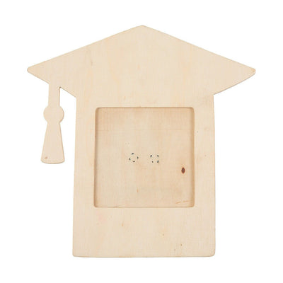 DIY Unfinished Wood Graduation Cap Picture Frames - Makes 12
