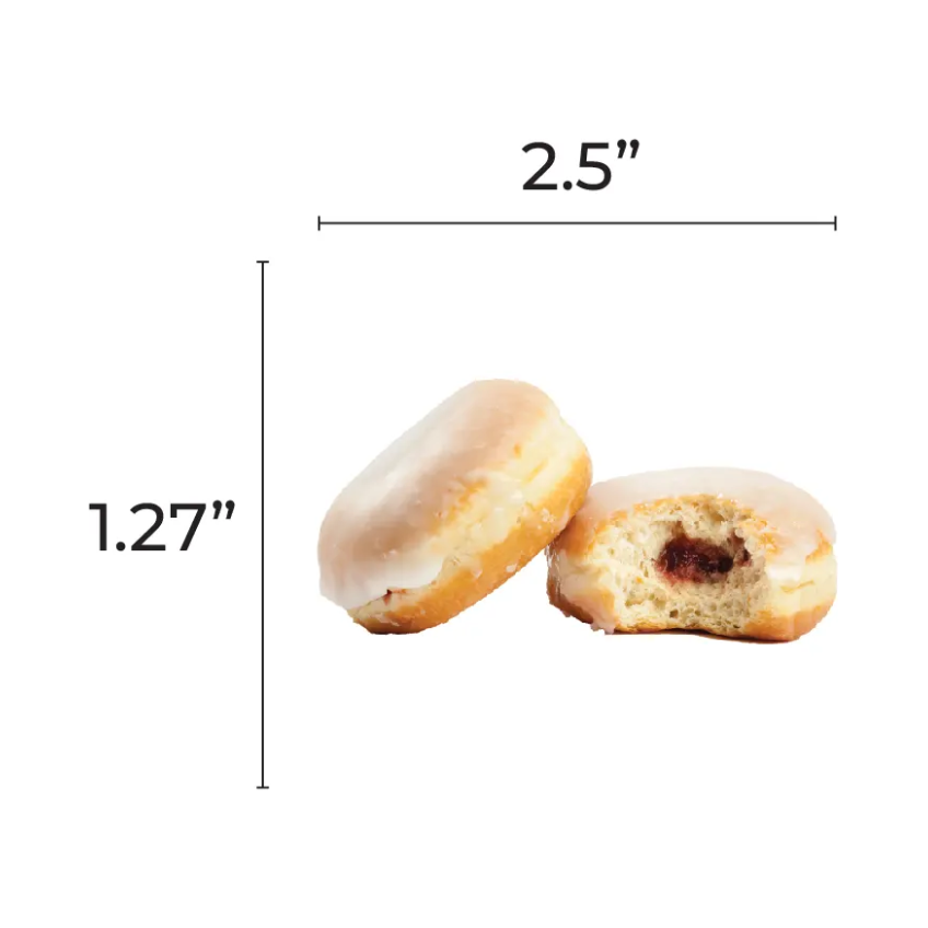 Jelly Doughnut Cutouts 2.5" 20/pk