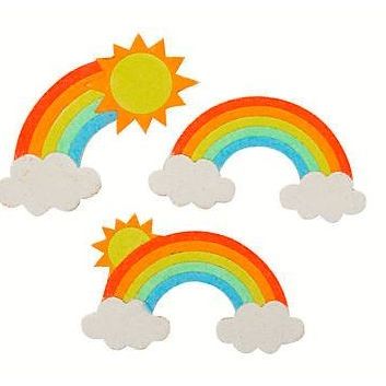 Rainbow sand art set 12/pk