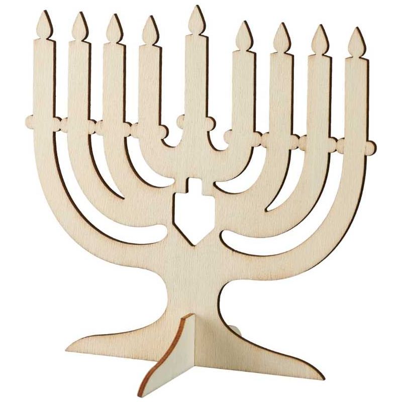 Menorah Stand up 6" 1pc