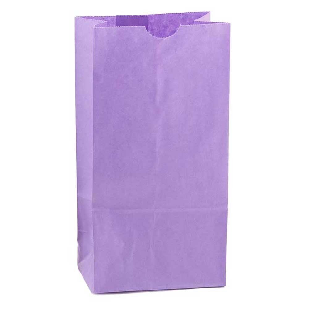 Craft Paper Bags (Small 4.5" x 2.5" x 8.5", Red, 100)