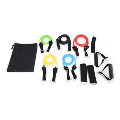 Full Body Workout Max Resistance Tube Kit 9.6 x 3.7 x 9.6 in, - 1.85 lb