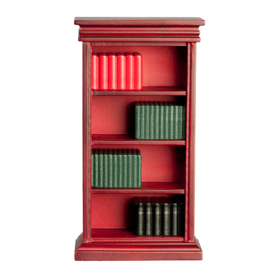 Bookshelf & Books, Mahogany