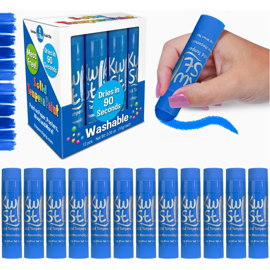 Kwik Stix Solid Paint Bulk Light Blue 12 Count