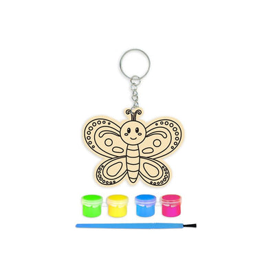 DIY Wood Keychain Paint Kit Butterfly
