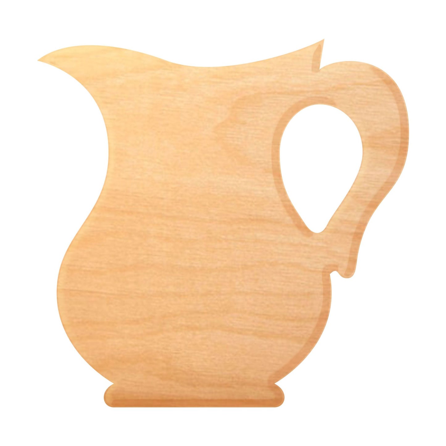 Jug Wood Cutout 1" 12/pk