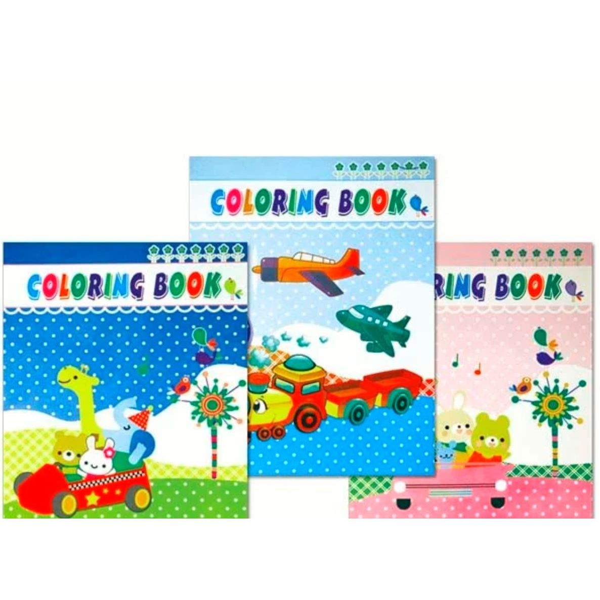 Coloring Book with stickers