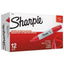 Sharpie Chisel Tip Permanent Marker (Red, 12/pk)