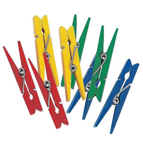 Jumbo Wooden Clothespins 2 3/8" x 3/8" 50/pk