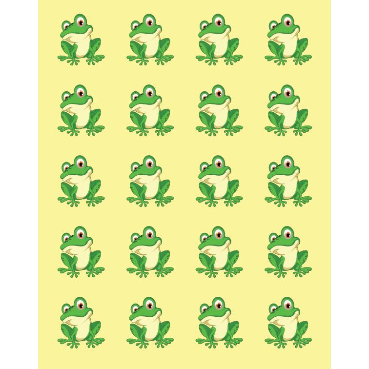 Frog Stickers 6/sheets