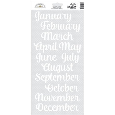 Monthly Scrapbook Stickers