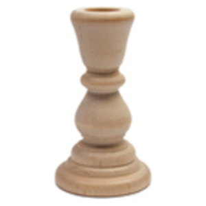 Wooden Candle Sticks 4" 50/pk