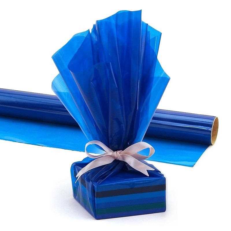 Cellophane Wrap (Orchid, blue 20 Inch X 5 Ft)