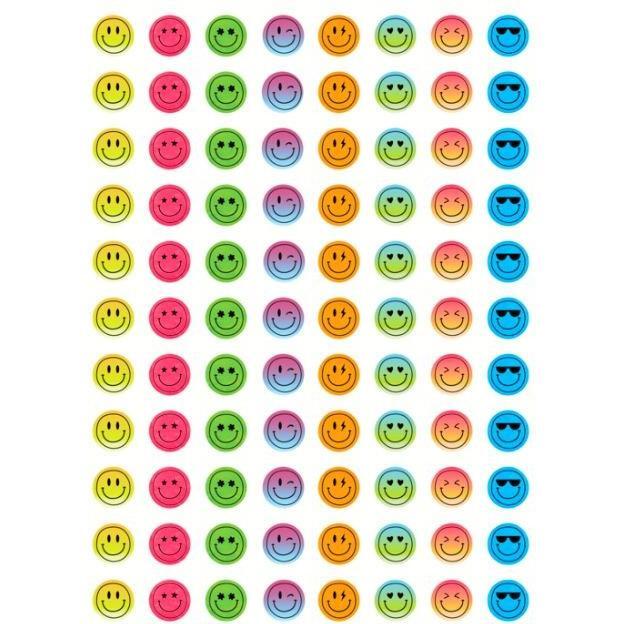 4ever Stickers Bright 4Ever Smiley Mini Stickers 1144/pk – Skool Krafts