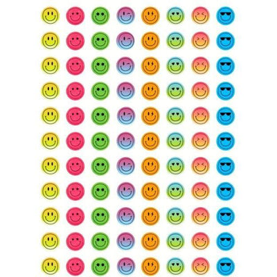 Bright 4Ever Smiley Mini Stickers 1144/pk