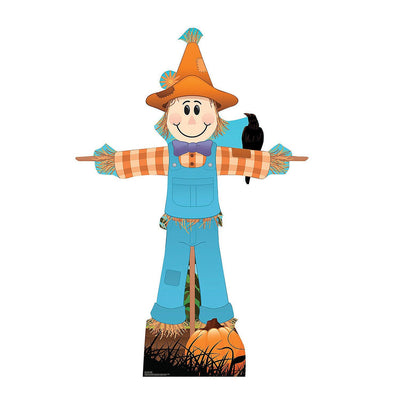 Life-Sized Male Scarecrow Cardboard Stand-Up 45" x 5 ft. 7"