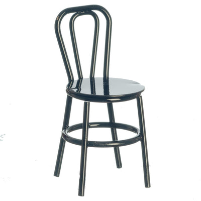 1/2" Black chair Miniature
