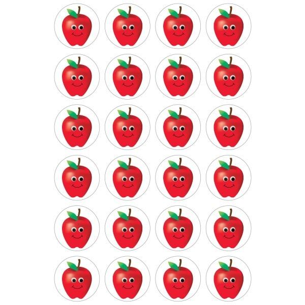 Happy Apples Stickers 1" (20 Sheets)