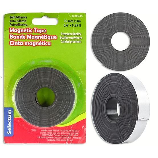 Self Adhesive Magnetic Tape 15mm x 3m
