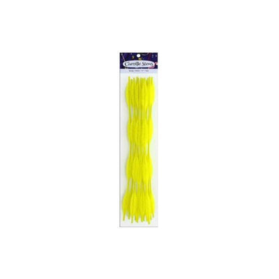 Chenille Bump Stems Yellow 12/pk (closeout)