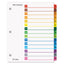 Table Of Content Subject Dividers (15 Tabs) 6 Sets