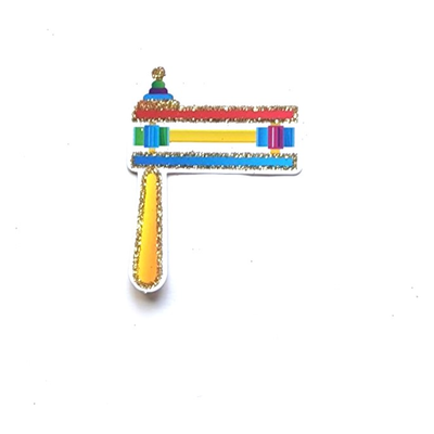 Grager Cardstock Cutout 2.5" 40/pcs. W/glitter
