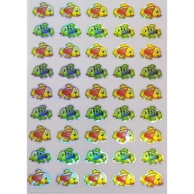 Metallic Fish Stickers (10 Sheets)