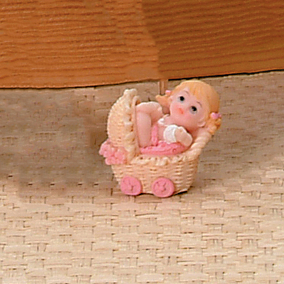 Pink Baby in Stroller 1.75" 24/pk