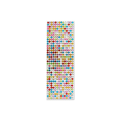 Adhesive Rhinestone Assorted 6mm 504/pk