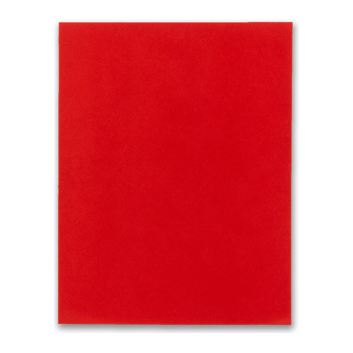 Adhesive Velour Paper 8.5x11" 5/pk (Red)