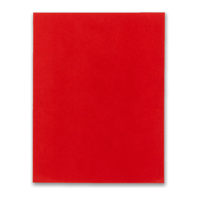 Adhesive Velour Paper 8.5x11" 5/pk (Red)