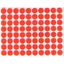 Color Coding Dot Sticker (Assorted Colors, 3/4", 25)