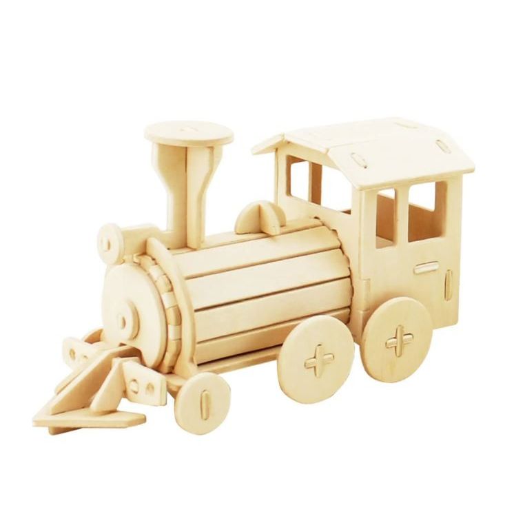 3D Wooden Puzzle Train