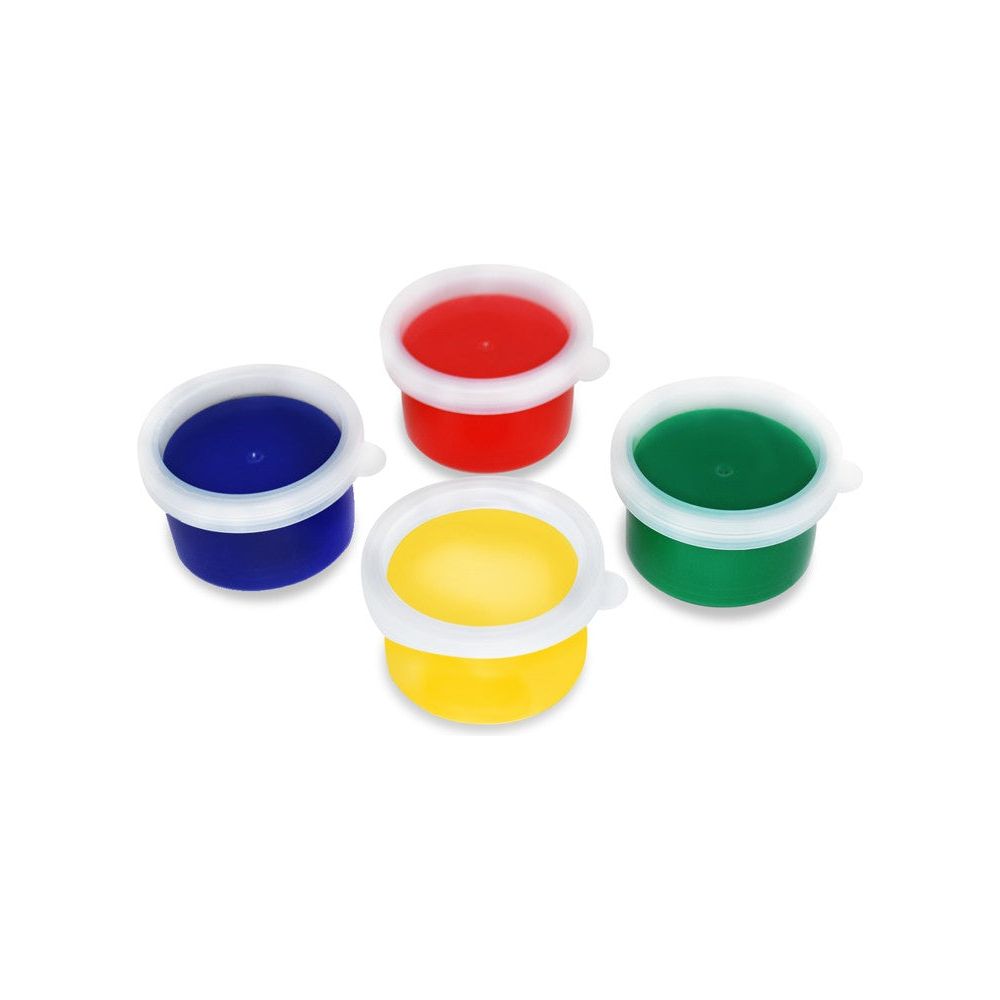 Fingerpaint 4 Tubs Assorted Primary Colors 2oz each