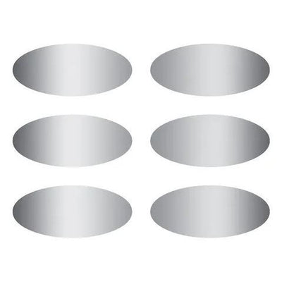 Ovals Scratch Off Stickers 2 1/2" x 1" 180/pk