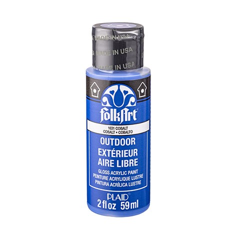 Outdoor Paint Cobalt Blue 2 Oz