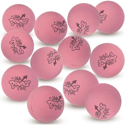 Rubber Pink High Bounce Ball 2.5" 1/pk