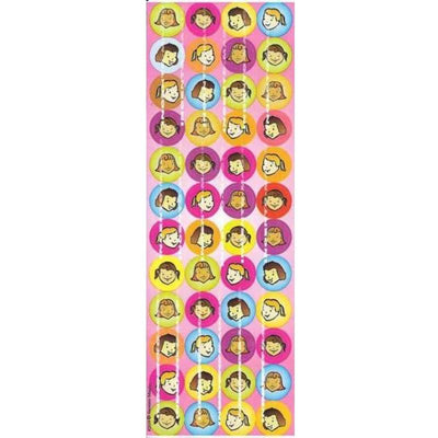 Girls Dots Stickers (25 Sheets)