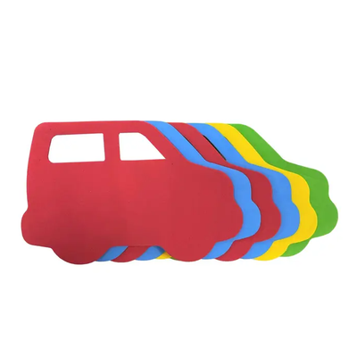 6 ct. Foam Shape, Car. 5" x 7.87 "