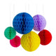 Hanging Honeycomb Decorations, Assorted - 6 Pc.