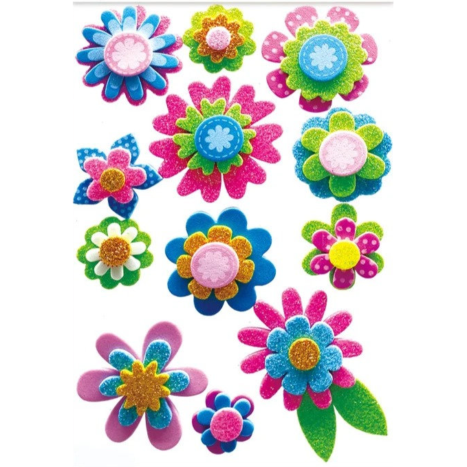 Foam Sticker Flowers