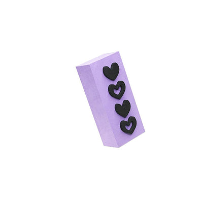 Foam Stamp Block Mini Hearts